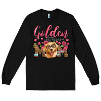 Black golden retriever mom Long Sleeve Tee - Artiststas