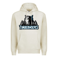 Oatmeal Heather timberwolves Premium Hoodie - FloraArt