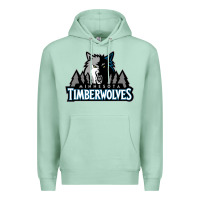 Seafoam timberwolves Premium Hoodie - FloraArt