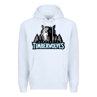 White timberwolves Premium Hoodie - FloraArt