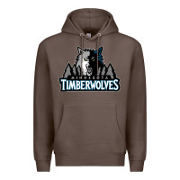 Coffee timberwolves Premium Hoodie - FloraArt