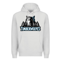 Dove Grey timberwolves Premium Hoodie - FloraArt
