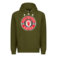 Army Green United manchester Premium Hoodie - FloraArt