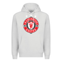 Dove Grey United manchester Premium Hoodie - FloraArt