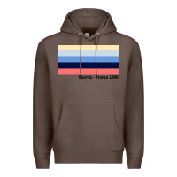 Coffee biarritz france 1990 Premium Hoodie - FloraArt