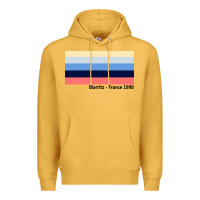 Mustard biarritz france 1990 Premium Hoodie - FloraArt