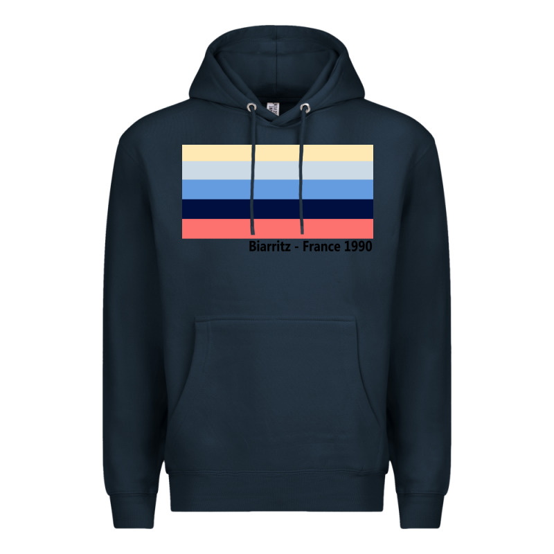 Biarritz France 1990 Premium Hoodie by FloraArt | Teevron