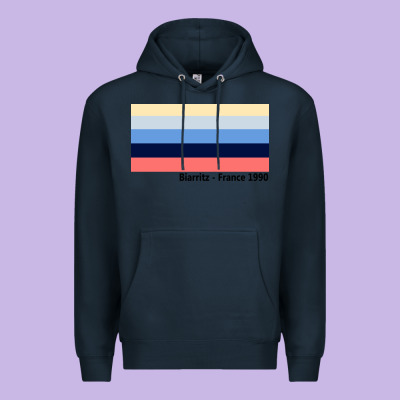 Biarritz France 1990 Premium Hoodie Designed By Floraart