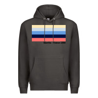 Smoke biarritz france 1990 Premium Hoodie - FloraArt