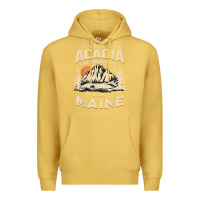 Antique Gold acadia national park maine nature hike outdoors vintage t shirt Premium Hoodie - ArtMosaic
