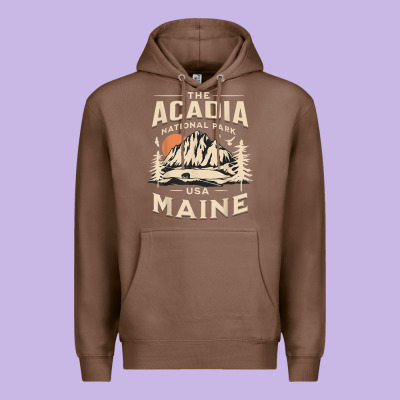 Acadia National Park Maine Nature Hike Outdoors Vintage T Shirt Premium Hoodie Designed By Artmosaic