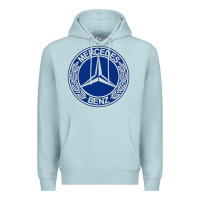 Blue Mist white amg Premium Hoodie - ArtMosaic