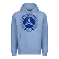 Colony Blue white amg Premium Hoodie - ArtMosaic
