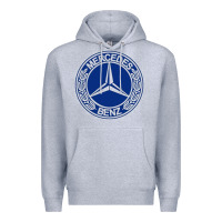 Heather Grey white amg Premium Hoodie - ArtMosaic