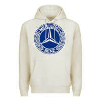 Oatmeal Heather white amg Premium Hoodie - ArtMosaic