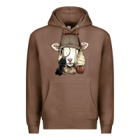 Chestnut Detective Sheep Lamb Spy Investigator Farmer Sheep Lover 53 Premium Hoodie - ArtMosaic