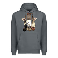 Rock Detective Sheep Lamb Spy Investigator Farmer Sheep Lover 53 Premium Hoodie - ArtMosaic
