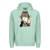 Seafoam Detective Sheep Lamb Spy Investigator Farmer Sheep Lover 53 Premium Hoodie - ArtMosaic