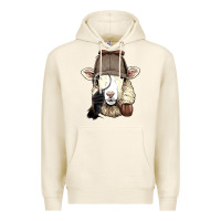Tofu Detective Sheep Lamb Spy Investigator Farmer Sheep Lover 53 Premium Hoodie - ArtMosaic