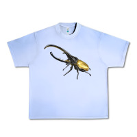 Grape Ice Hercules Beetle Side Urban Heavy Tee - LillyAllenDesigns