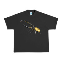 Pigment Black Hercules Beetle Side Urban Heavy Tee - LillyAllenDesigns