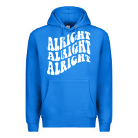 True Royal alright alright alright Premium Hoodie - ArtMosaic