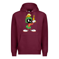 Burgundy marvin the martian looney Premium Hoodie - ArtMosaic