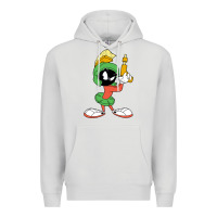 Dove Grey marvin the martian looney Premium Hoodie - ArtMosaic