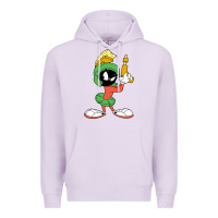 Lilac marvin the martian looney Premium Hoodie - ArtMosaic