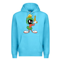 Ocean Blue marvin the martian looney Premium Hoodie - ArtMosaic
