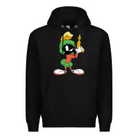 Black marvin the martian looney Premium Hoodie - ArtMosaic