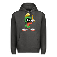 Charcoal Heather marvin the martian looney Premium Hoodie - ArtMosaic