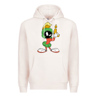 Pale Pink marvin the martian looney Premium Hoodie - ArtMosaic