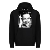 Black my name is bjork [tw] Premium Hoodie - ArtMosaic