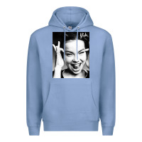Colony Blue my name is bjork [tw] Premium Hoodie - ArtMosaic