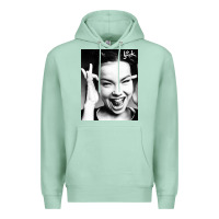 Seafoam my name is bjork [tw] Premium Hoodie - ArtMosaic