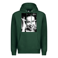 Sports Green my name is bjork [tw] Premium Hoodie - ArtMosaic