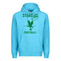 Ocean Blue steagles football est 1943 phil phit combine team pullover hoodie Premium Hoodie - ArtMosaic