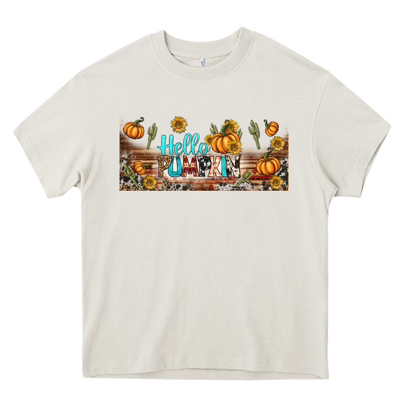 Hello Pumpkin Libbey Glass Heavy Core Tee by BundleAndBundleShop | Teevron