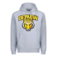 Heather Grey depauw clubs Premium Hoodie - ArtMosaic