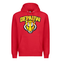 Red depauw clubs Premium Hoodie - ArtMosaic