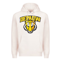 Pale Pink depauw clubs Premium Hoodie - ArtMosaic