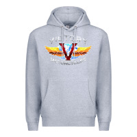 Heather Grey Victory Motorcycles Premium Hoodie - ArtMosaic