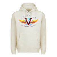 Oatmeal Heather Victory Motorcycles Premium Hoodie - ArtMosaic