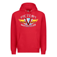 Red Victory Motorcycles Premium Hoodie - ArtMosaic