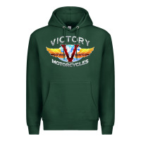 Sports Green Victory Motorcycles Premium Hoodie - ArtMosaic