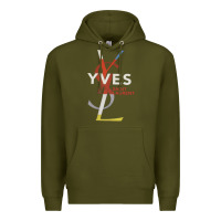 Army Green yvessaintlaurent Premium Hoodie - ArtMosaic