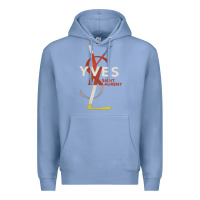 Colony Blue yvessaintlaurent Premium Hoodie - ArtMosaic