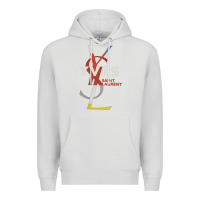 Dove Grey yvessaintlaurent Premium Hoodie - ArtMosaic