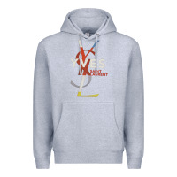Heather Grey yvessaintlaurent Premium Hoodie - ArtMosaic